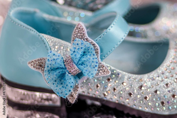 Obraz Sparkly child's shoes