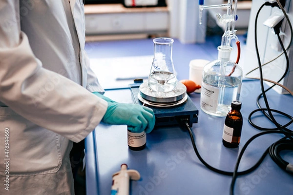 Obraz Durchführung eines Tests in einem Labor