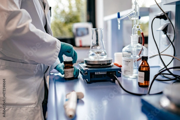 Obraz Durchführung eines Tests in einem Labor