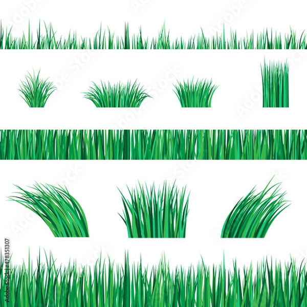 Obraz Spring seamless grass