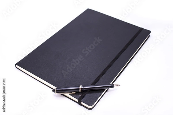 Obraz Open notebook with a pen