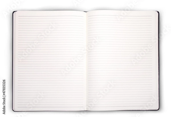 Obraz Open notebook with a pen