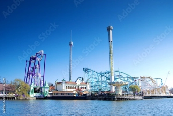 Obraz Parque de atracciones. Estocolmo