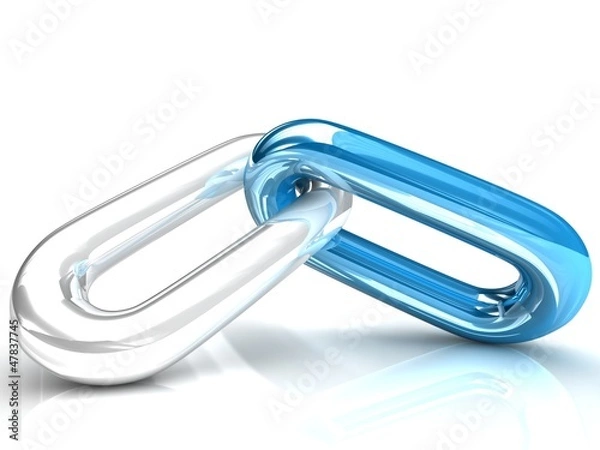 Fototapeta  3D chain link