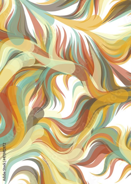 Fototapeta Abstract Perlin Noise Geometric Pattern generative computational art illustration