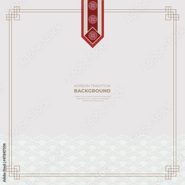 Obraz 한국 명절 배경