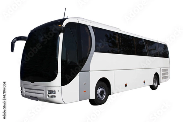 Fototapeta bus isolated