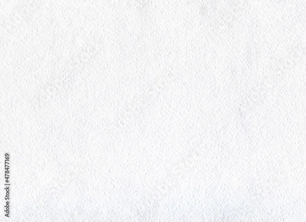 Fototapeta White watercolor paper texture or background