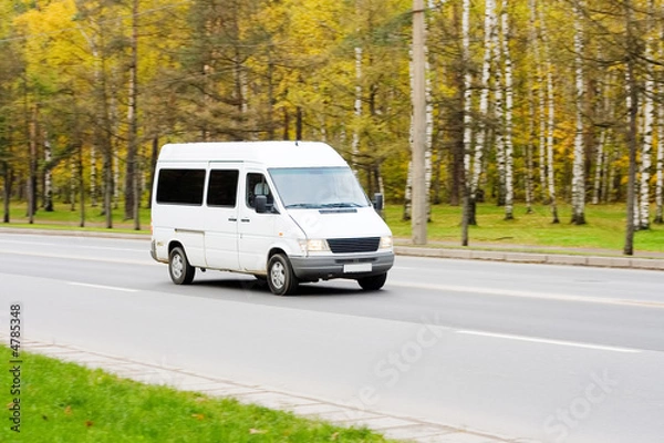 Fototapeta  Shuttle Bus of my business vehicles series