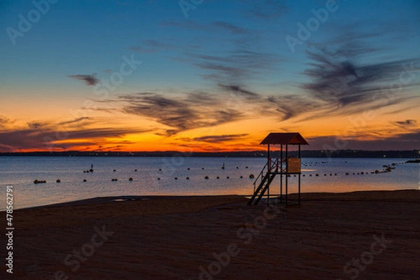 Obraz sunset on the beach