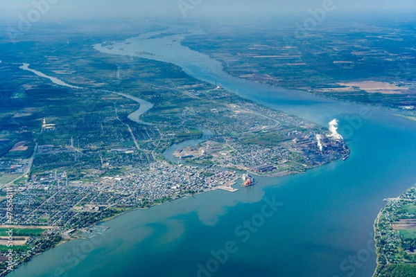 Obraz Sorel-Tracy on the St Lawrence Quebec Canada