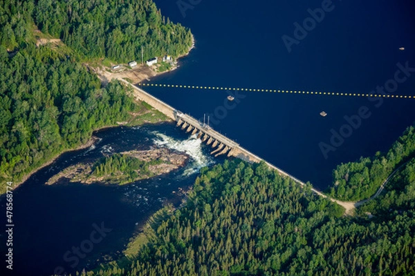 Obraz Hydroelectric Dam Quebec Canada