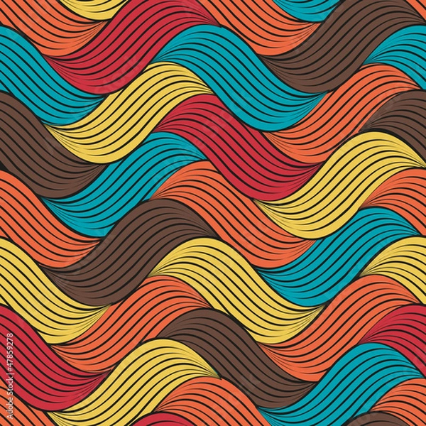 Fototapeta Graphic element. Seamless.