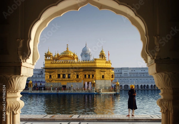 Obraz amritsar złota świątynia