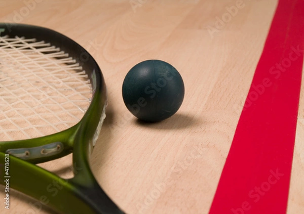 Obraz squash racket