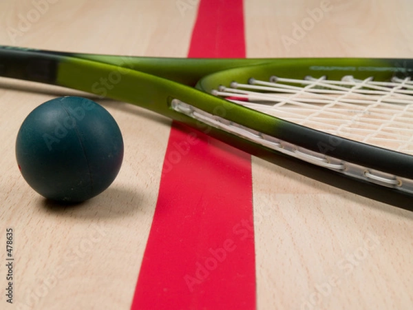 Obraz squash racket