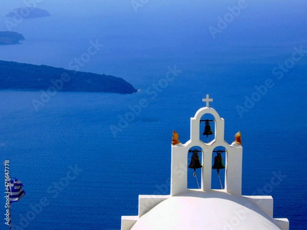 Obraz Santorini island