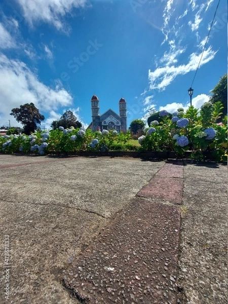Obraz statue in the park