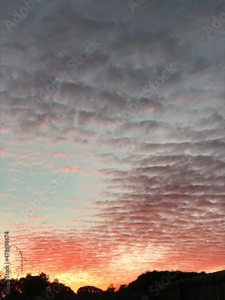 Obraz sunset in the mountains