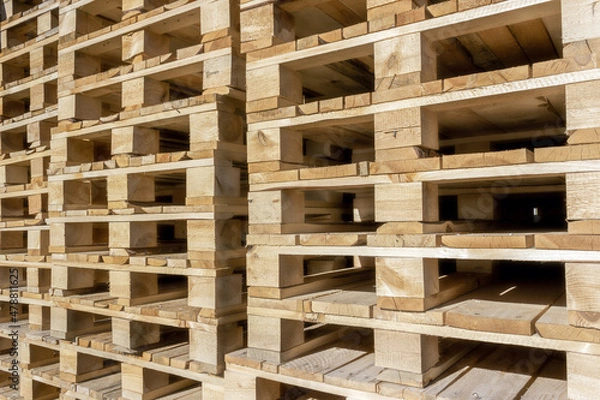 Obraz Wooden pallets