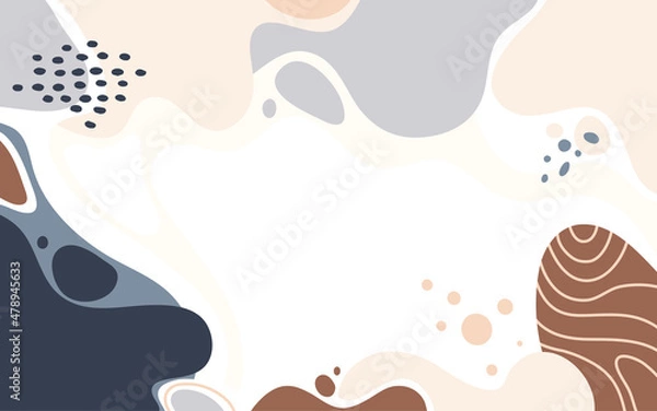 Obraz Color splash abstract background for design.Template banner and cover for social media ad, template special promo new arrival sale.