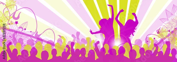 Obraz manifestation funky girly