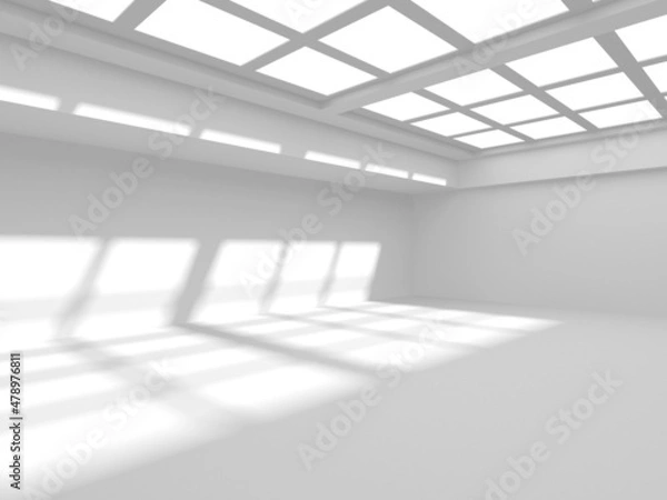Obraz Abstract White Architecture Design Concept