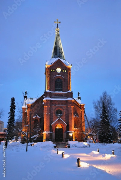 Obraz Finland . Jyvaskyla Cathedral
