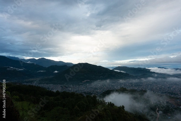 Obraz Clouds over Pokhara 4