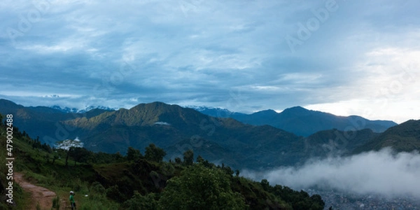 Obraz Clouds over Pokhara