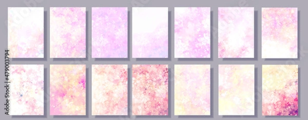 Obraz ピンク色のキラキラテクスチャ背景
