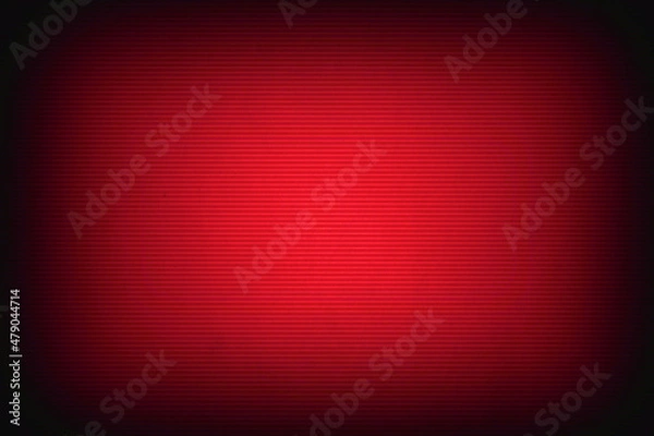 Fototapeta Empty red old computer terminal screen for background