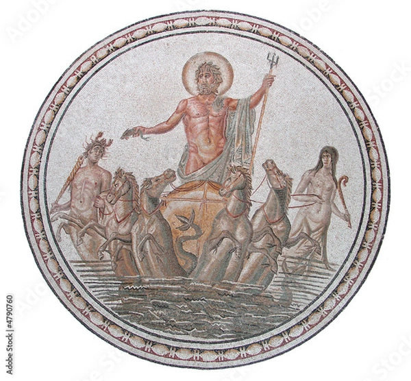 Fototapeta Mosaïque de Neptune