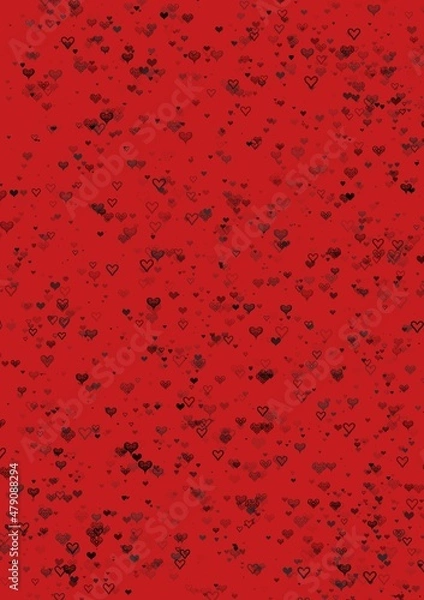 Obraz red water drops