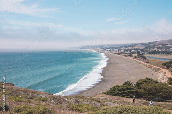 Obraz view of the beach