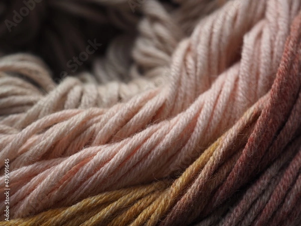 Obraz closeup of yarn