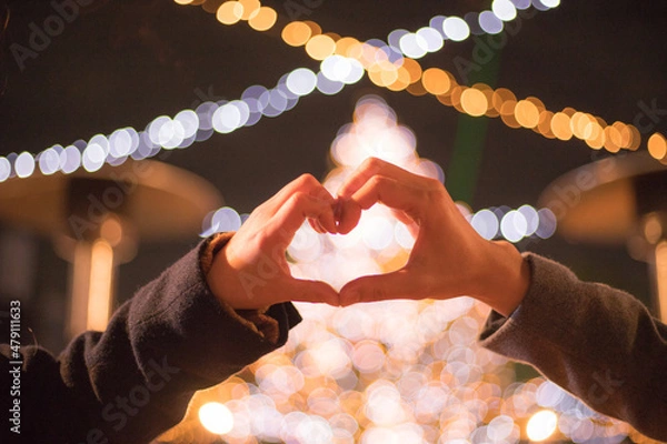 Obraz クリスマスのカップル