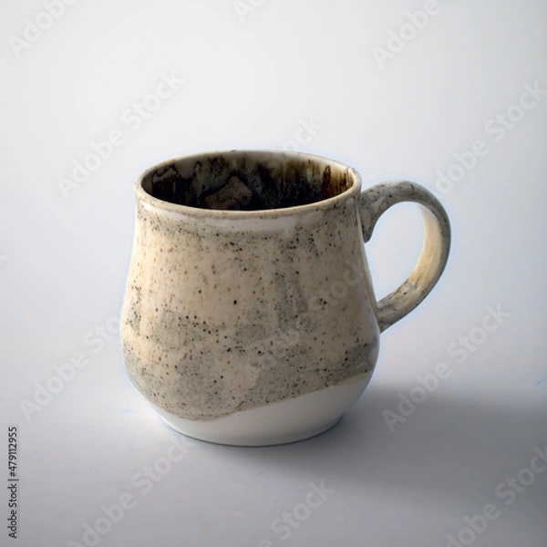 Obraz handmade ceramic mug with interesting design