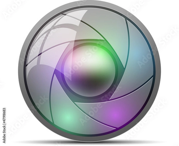 Fototapeta Camera button