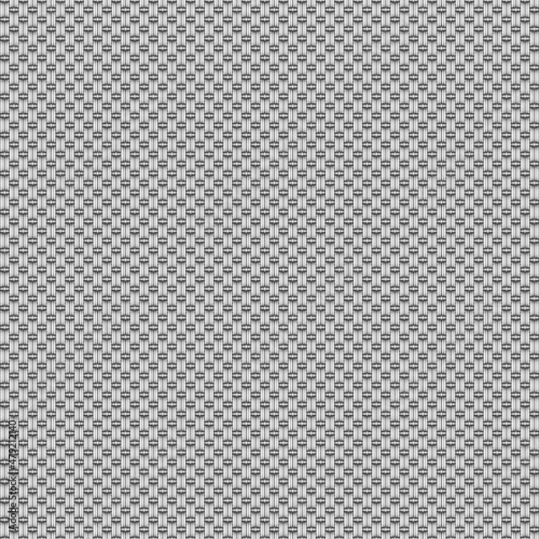 Fototapeta Seamless 4K displacement or bump map of Fabric. Illustration.