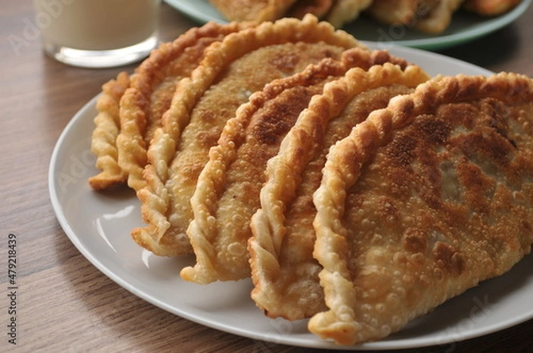 Obraz fried chicken nuggets on plate
