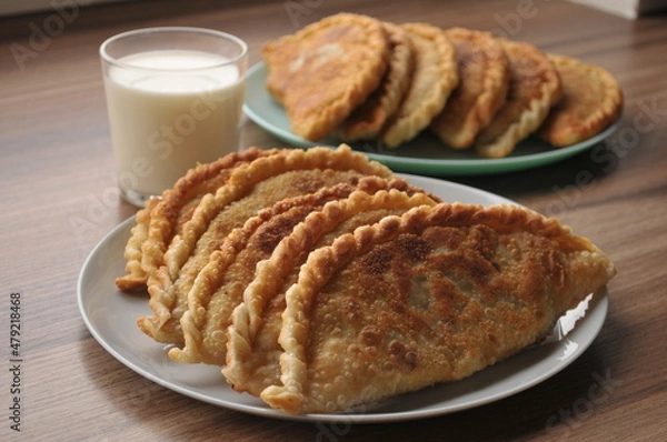 Obraz milk and cookies