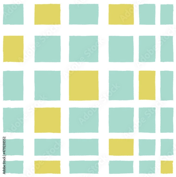 Fototapeta Simple seamless pattern with squares