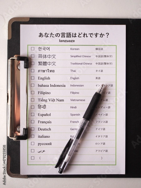 Obraz What language do you speak？