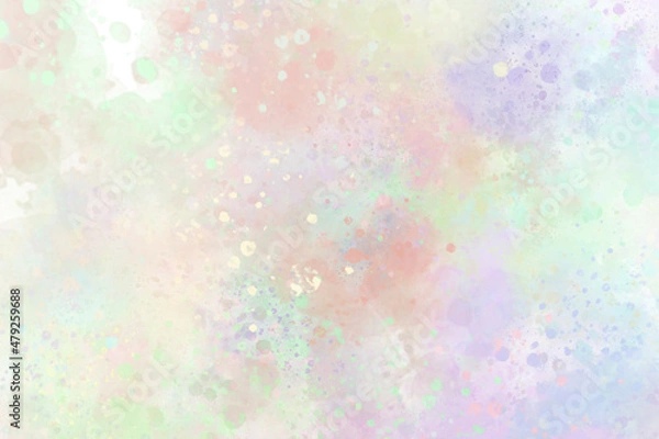 Obraz カラフルな水彩画の背景