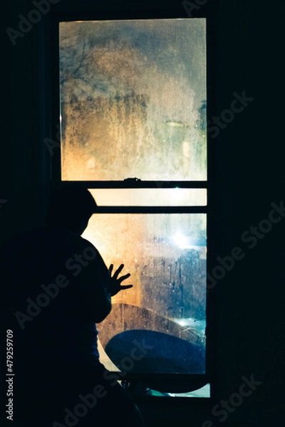 Obraz window in the night