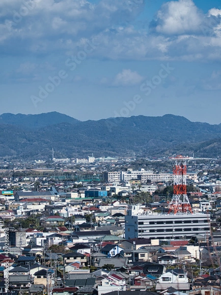 Fototapeta 館山城趾から観た景色