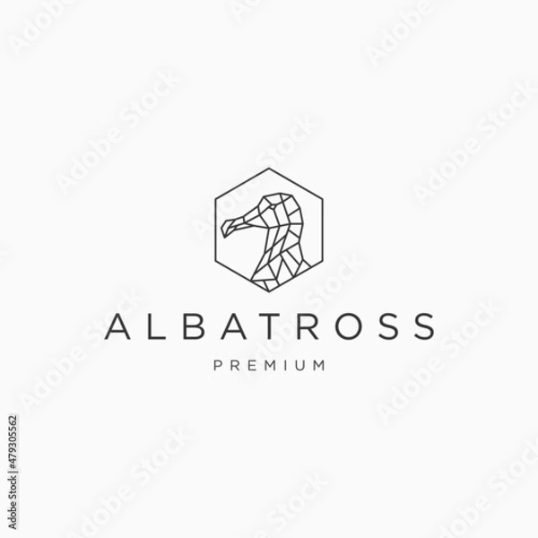 Obraz Albatross logo icon design template
