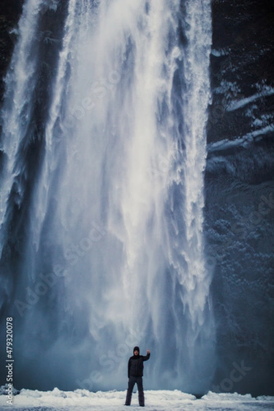 Obraz Skogafoss, iceland, winter