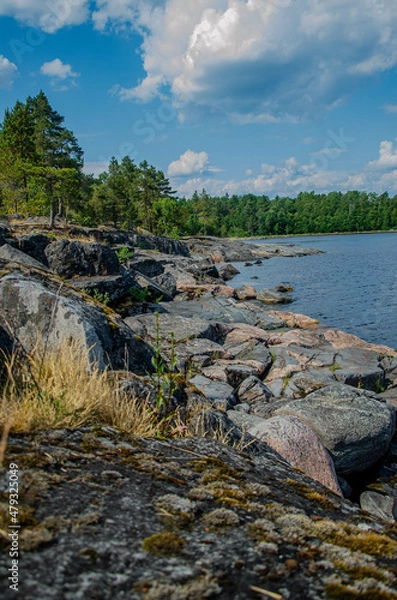 Obraz lake and rocks